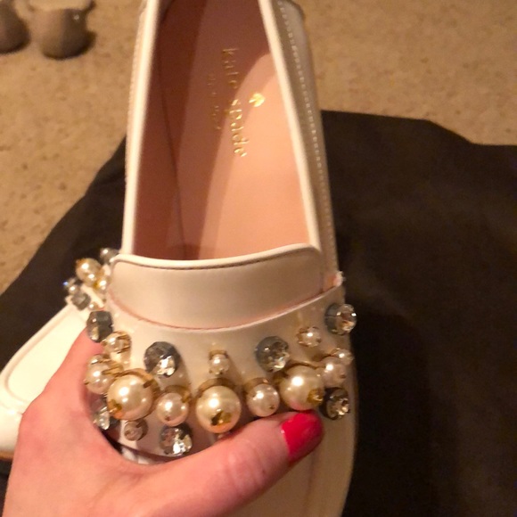 Kate Spade white loafers - Picture 6 of 8